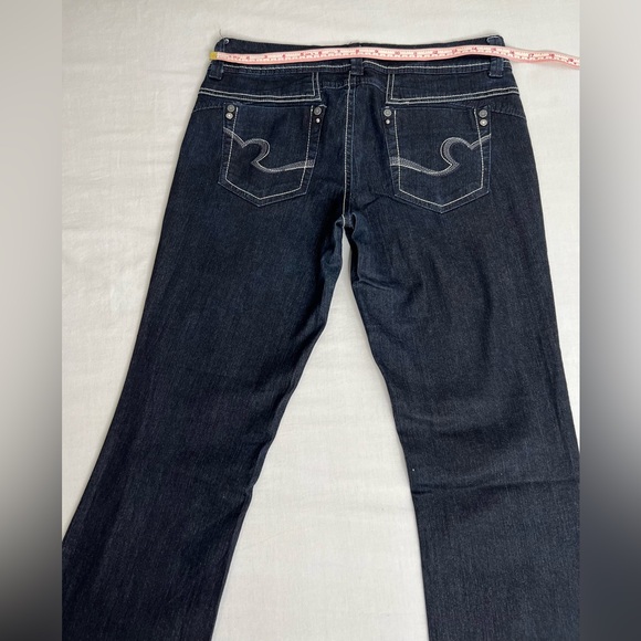 LEI Ashley Trouble Bootcut Jeans Womens Size 9 Juniors Blue Dark - Picture 4 of 8